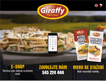 Tablet Screenshot of giraffy.cz